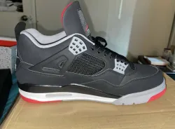 Air Jordan 4 Retro Bred 308497-060 review Huncho 02