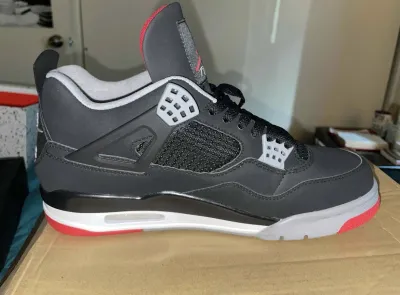 Air Jordan 4 Retro Bred 308497-060 review Huncho 01