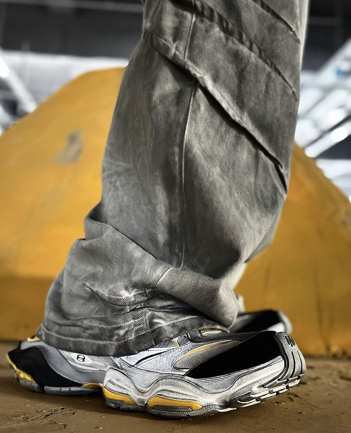 Balenciaga Cargo Grey Black Yellow 784339W2MV11170 review 0