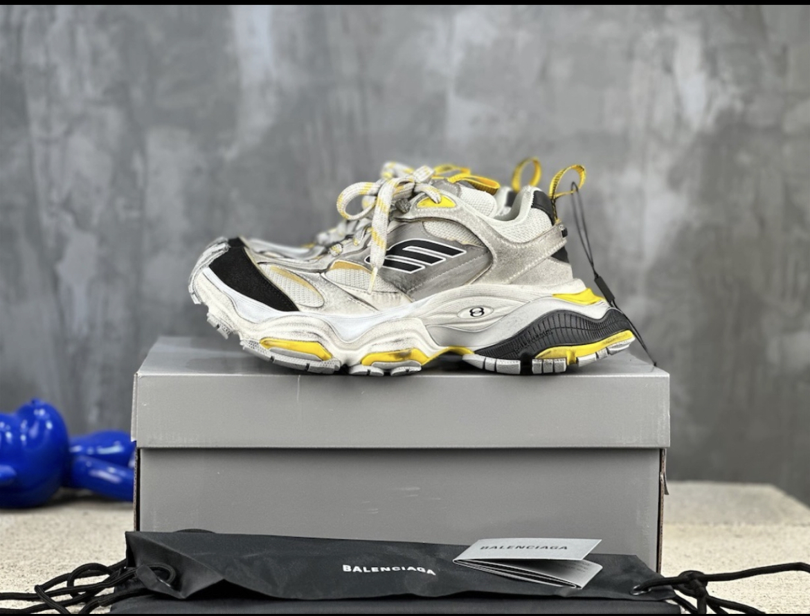 Balenciaga Cargo Grey Black Yellow 784339W2MV11170 review 2