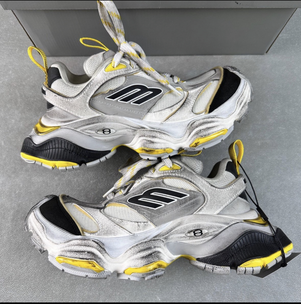 Balenciaga Cargo Grey Black Yellow 784339W2MV11170 review 0