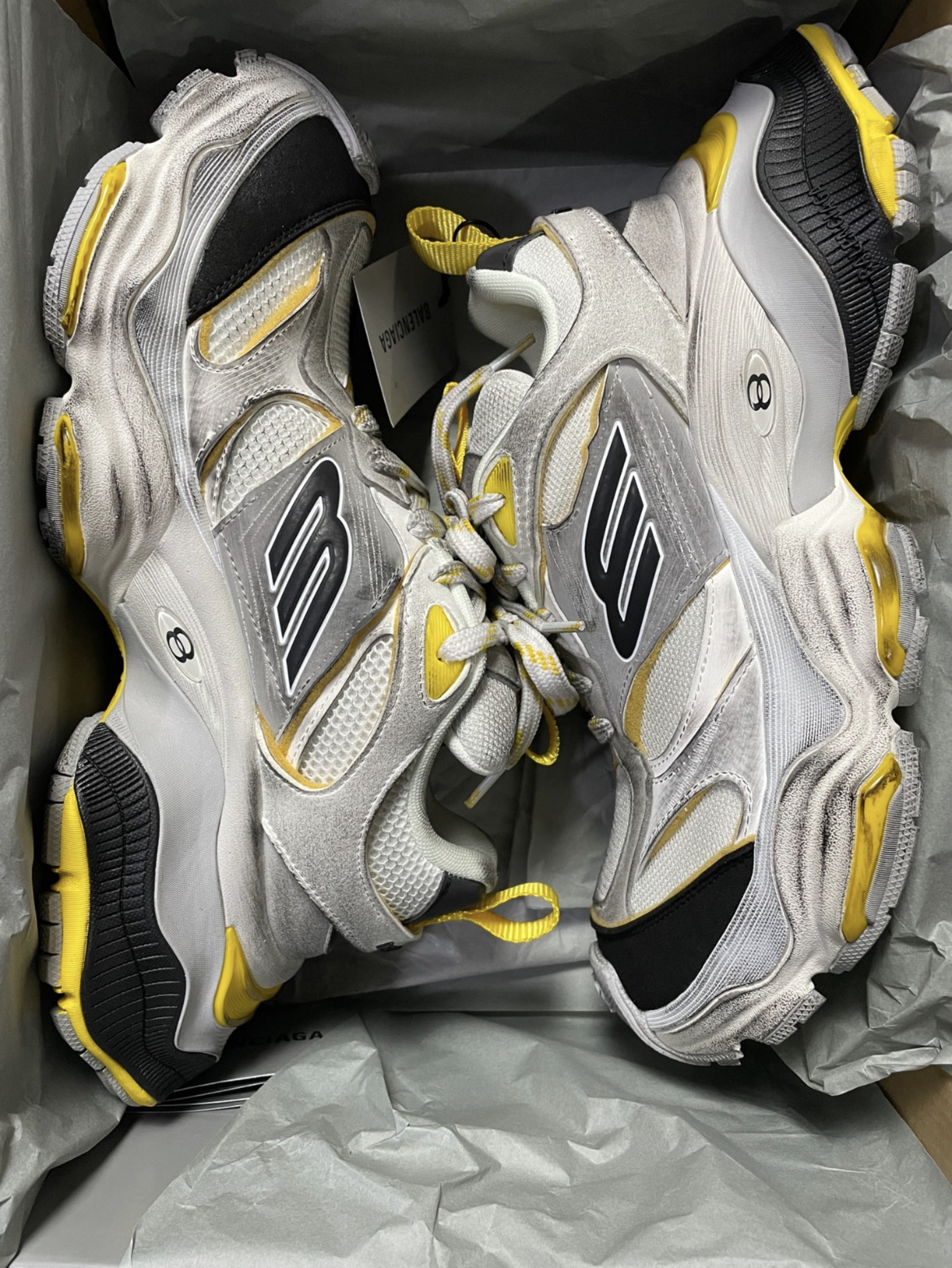 Balenciaga Cargo Grey Black Yellow 784339W2MV11170 review 0