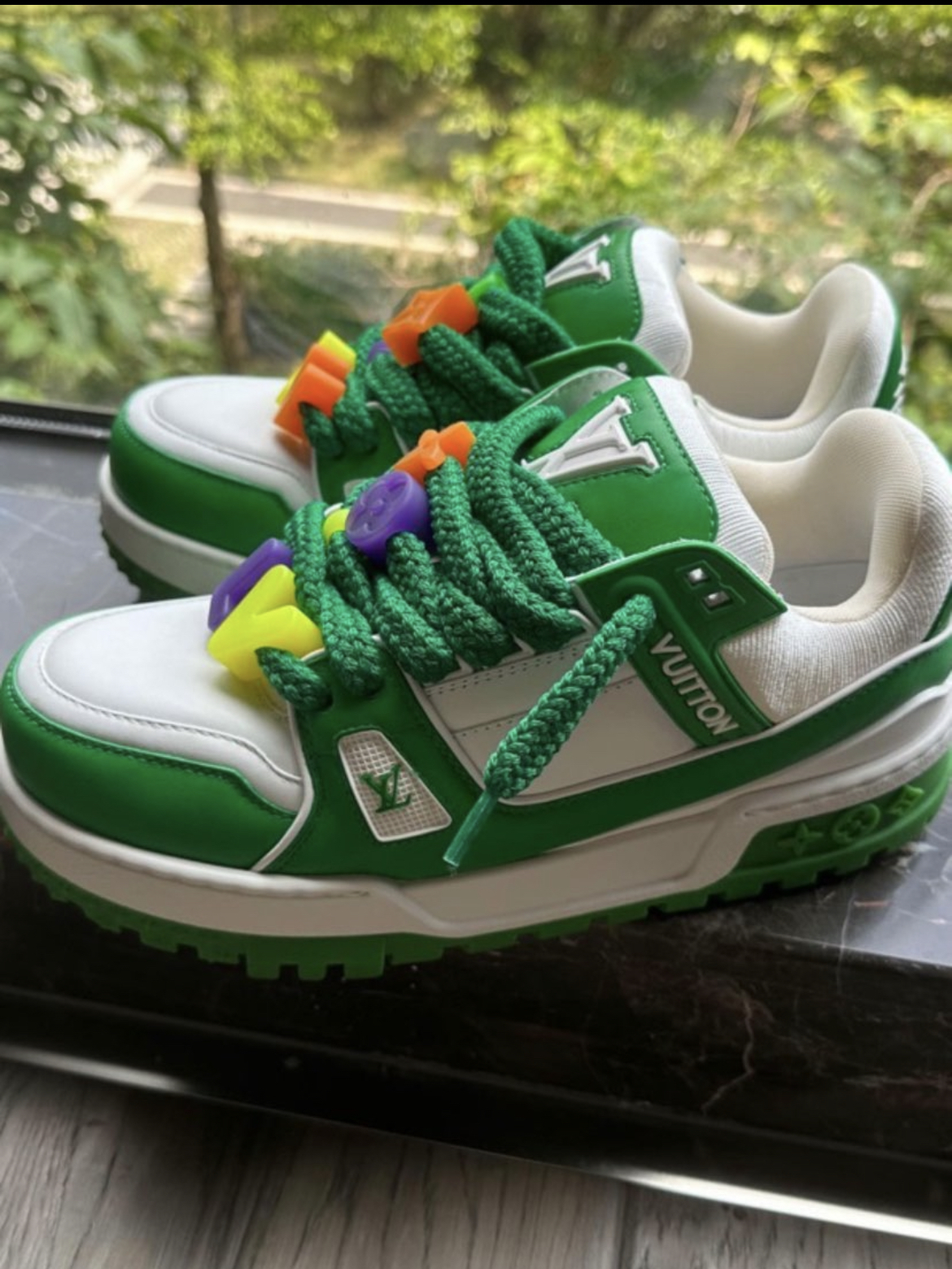 Louis Vuitton Trainer Maxi Green 1AB8SC/1AB8SI review ryan alberic 00