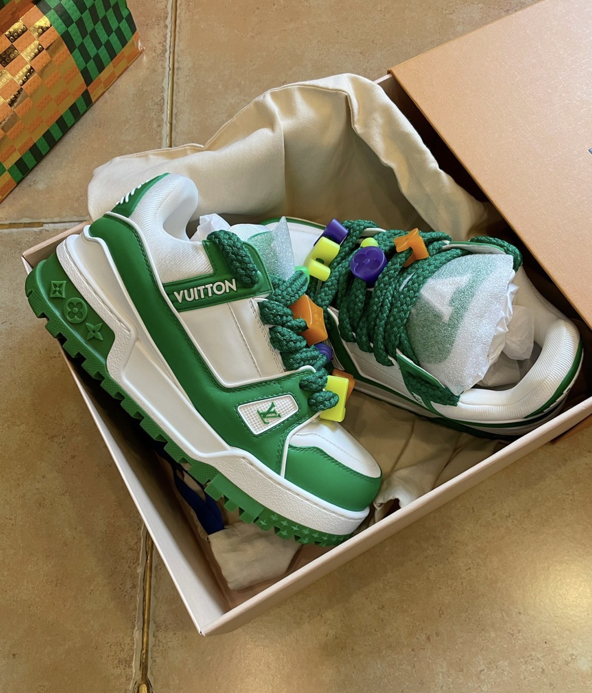 Louis Vuitton Trainer Maxi Green 1AB8SC/1AB8SI review Dave Alexis 02