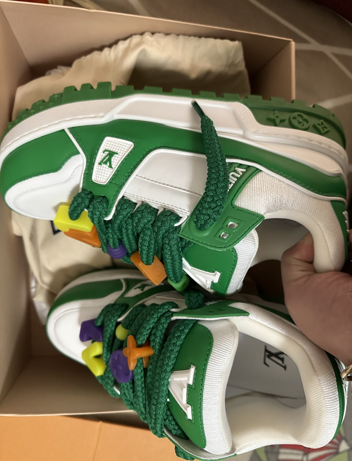 Louis Vuitton Trainer Maxi Green 1AB8SC/1AB8SI review Michael Bailey 01