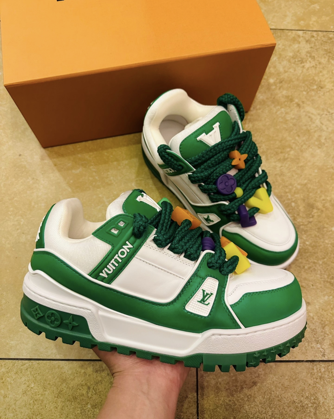 Louis Vuitton Trainer Maxi Green 1AB8SC/1AB8SI review Elias Hendricks 00