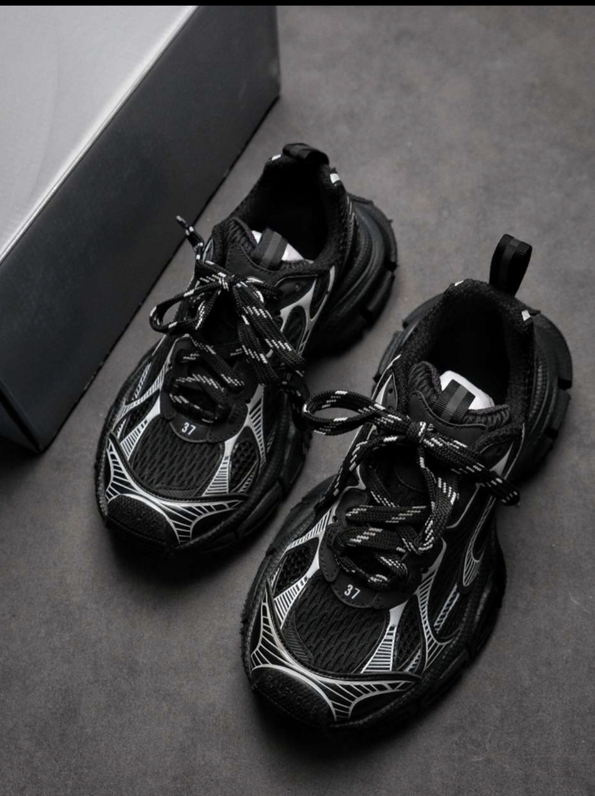 Balenciaga 3XL Sneaker in Black - 734731W3XL11090 review Xzavier Cooper