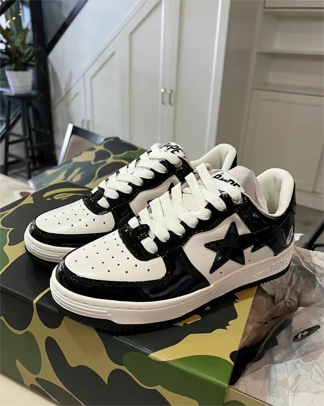 A Bathing Ape Bape SK8 Sta Black 001FWH701001_BLK_A review Tim