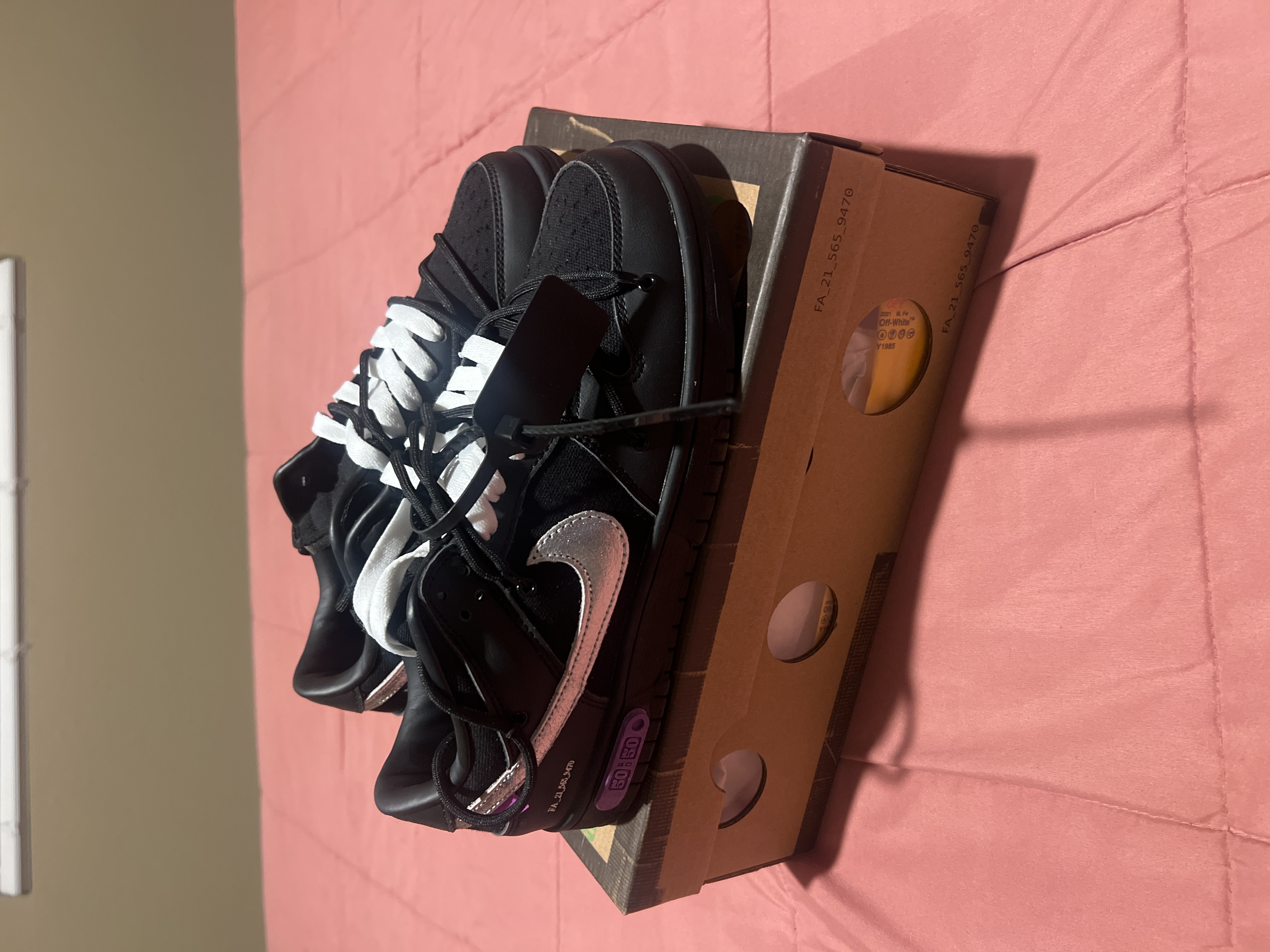 Nike Dunk Low Off-White Lot 50 DM1602-001 review Tiger 00