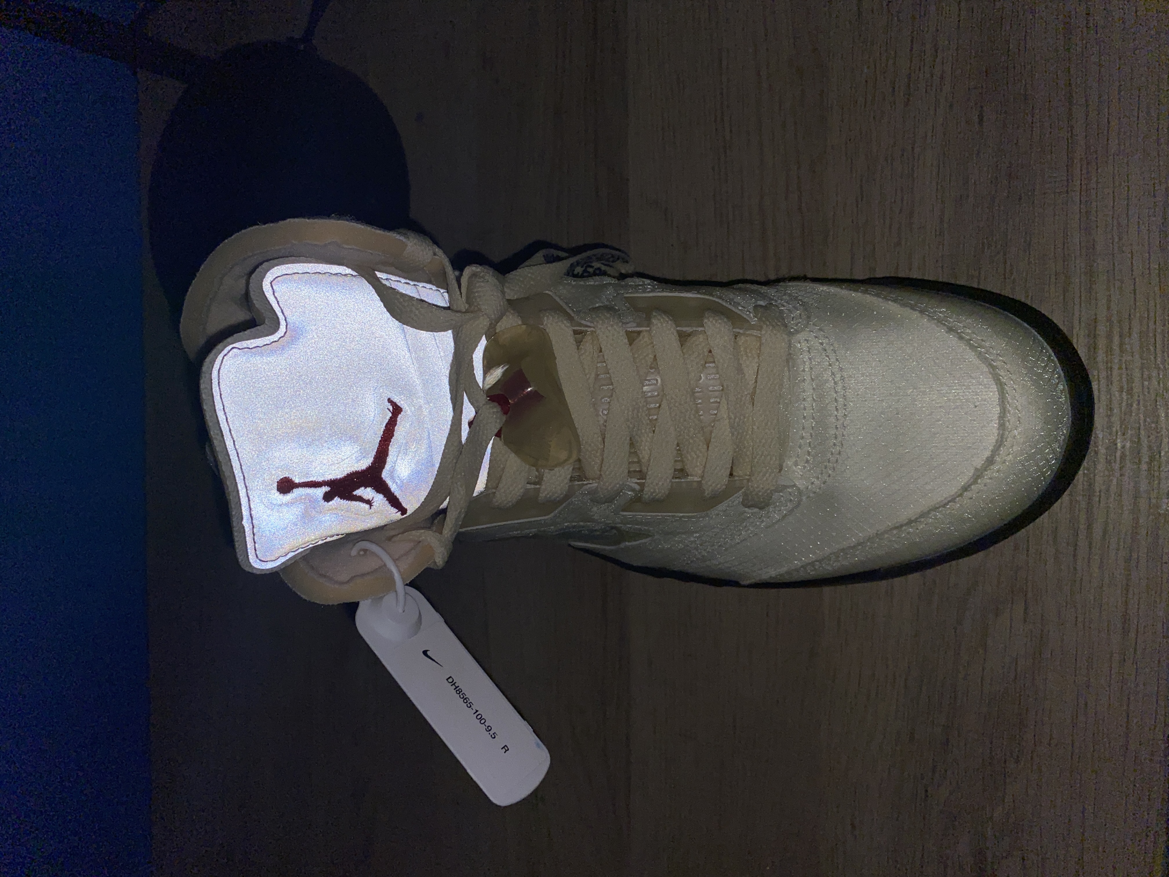 Air Jordan 5 Retro Off-White Sail DH8565-100 review be fr 04