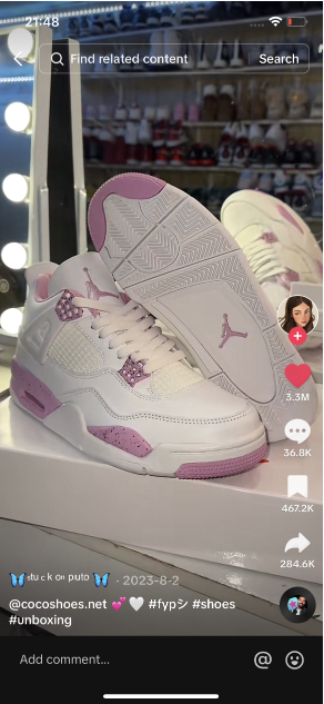 Air Jordan 4 White Pink Oreo CT8527-116 review Chelsea Wimbush