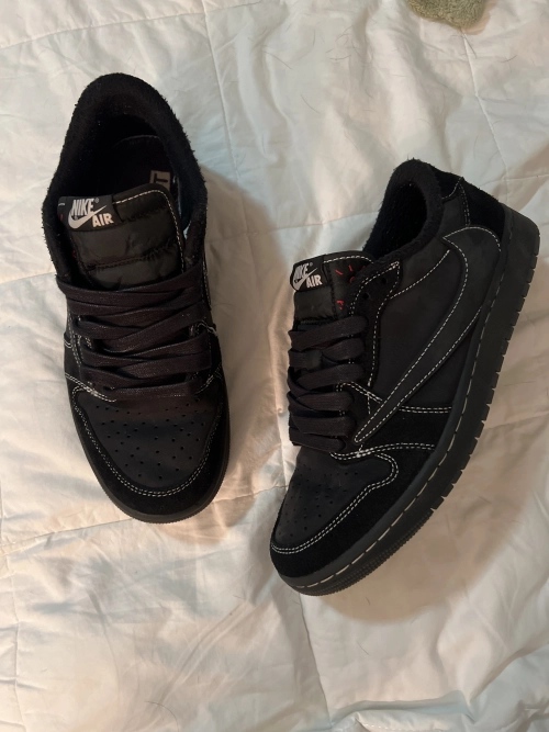 Air Jordan 1 Retro Low OG SP Travis Scott Black Phantom DM7866-001 review 