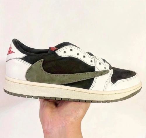Travis Scott x Air Jordan 1 Low OG Olive DZ4137-106 review 