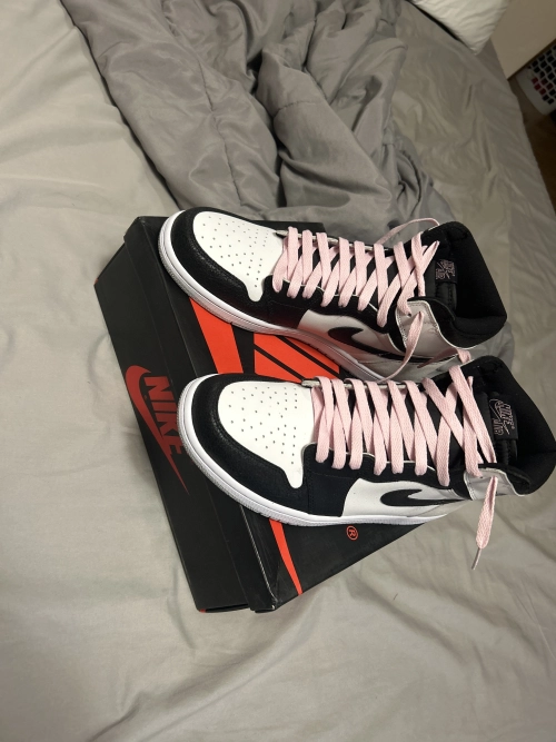 Air Jordan 1 Retro High OG Stage Haze 555088-108 review 