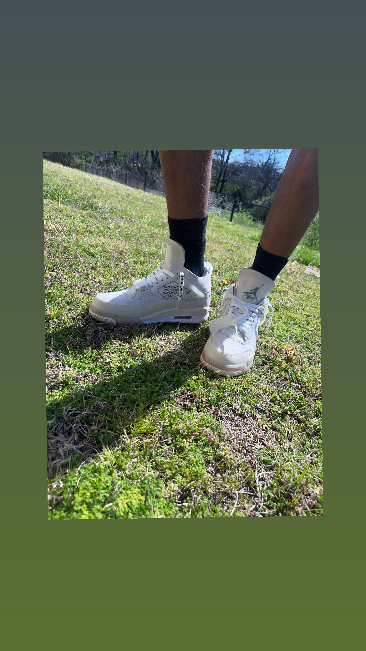 Air Jordan 4 Retro Off-White Sail  CV9388-100 review Blue Dot 02