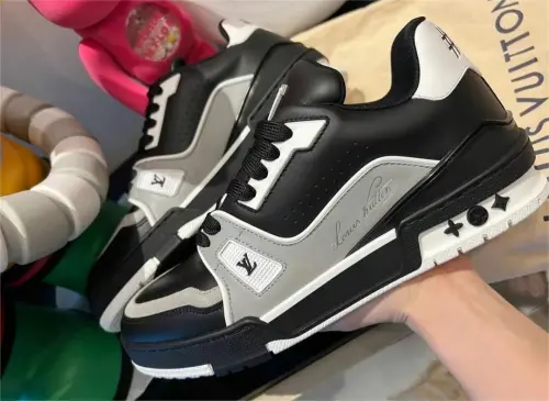 Louis Vuitton Trainer Cowboy Black Gray 1AAHS3 review Tonya 