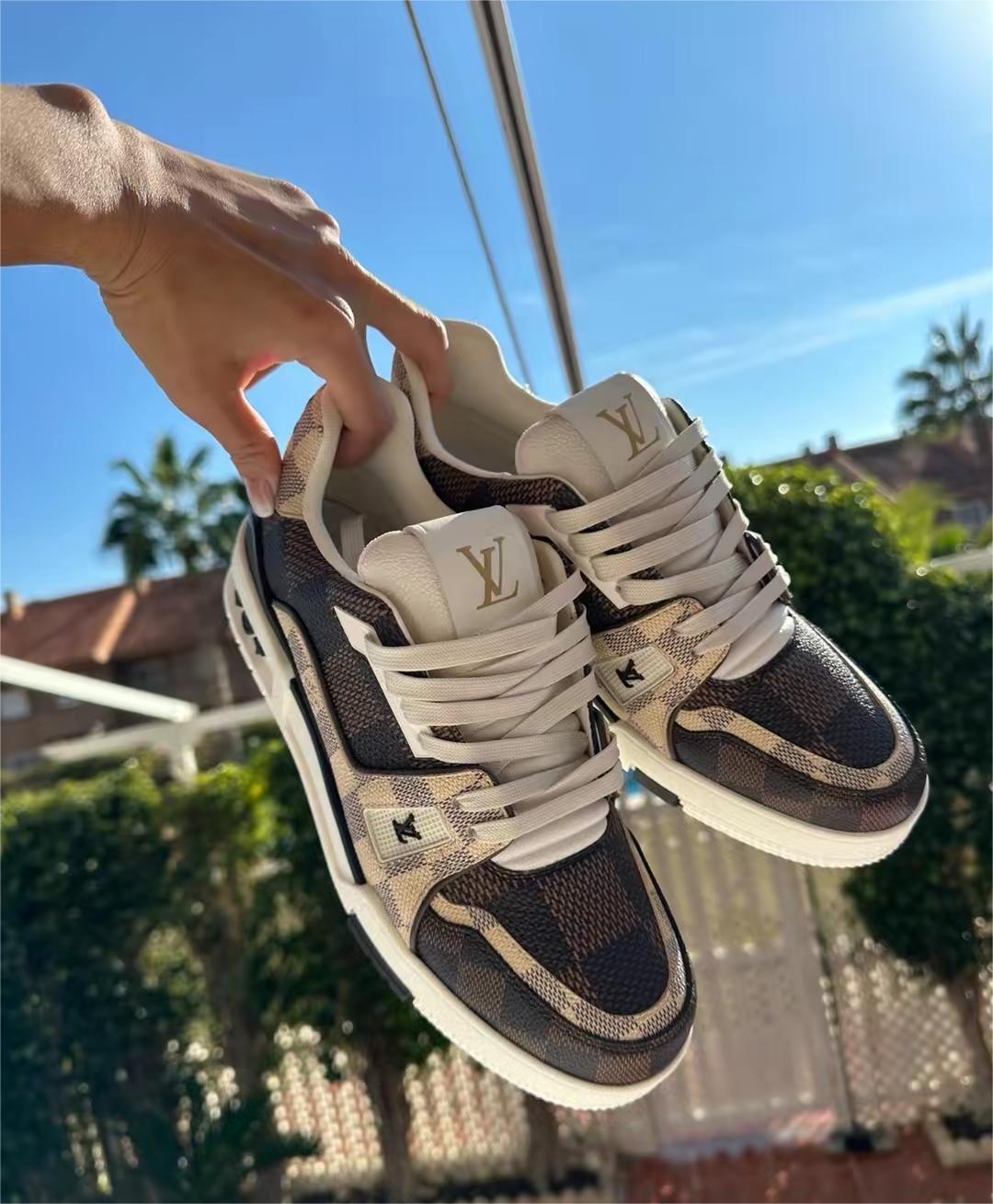 Louis Vuitton Trainer #54 Damier Ebene Multi 1AAST7 review marasca