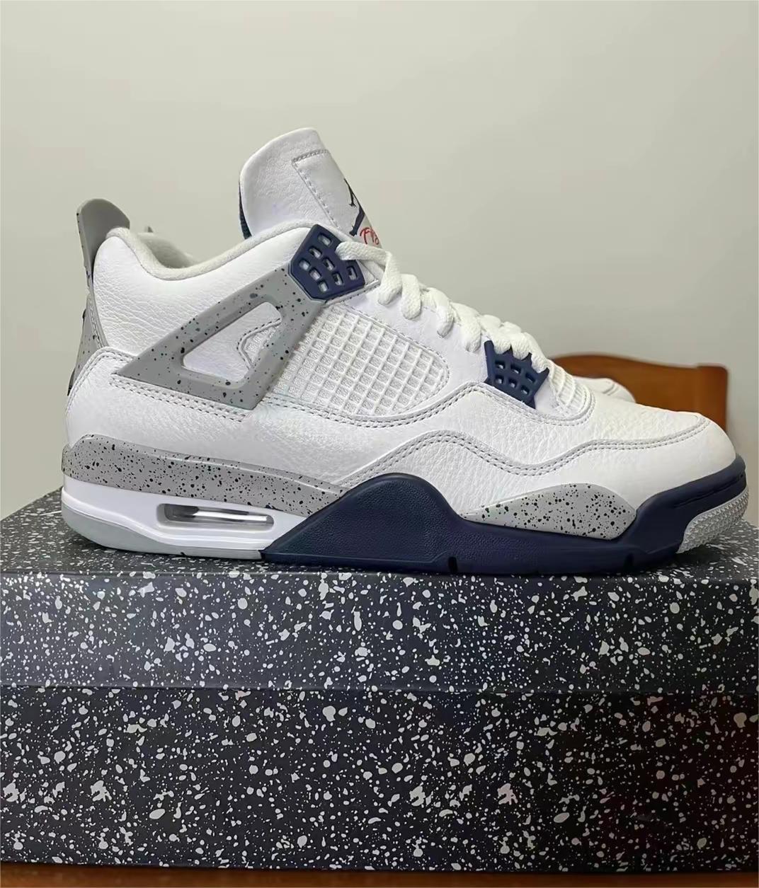 Air Jordan 4 Retro White Midnight Navy DH6927-140 review Jacab