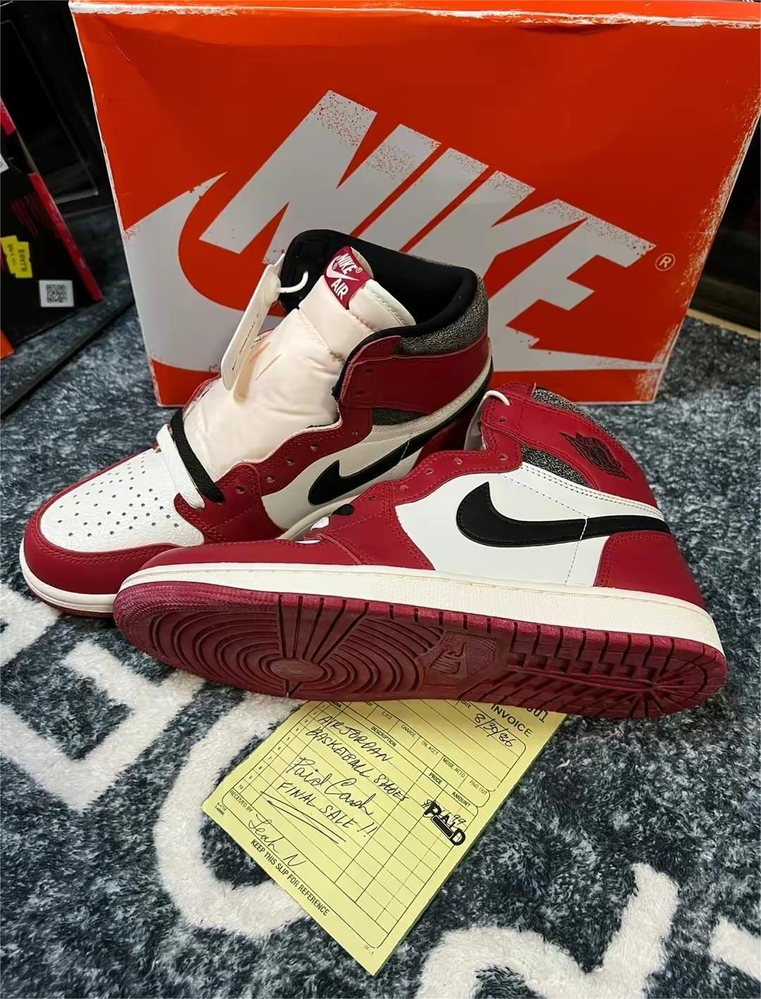 Air Jordan 1 Retro High OG Chicago Lost and Found DZ5485-612 review Gray