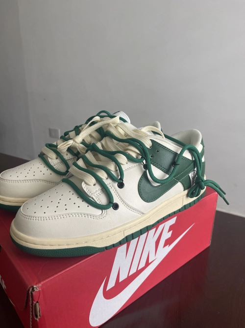 Nike SB Dunk Low Bandage White and Green DD1503-112 (Limited customized) review 