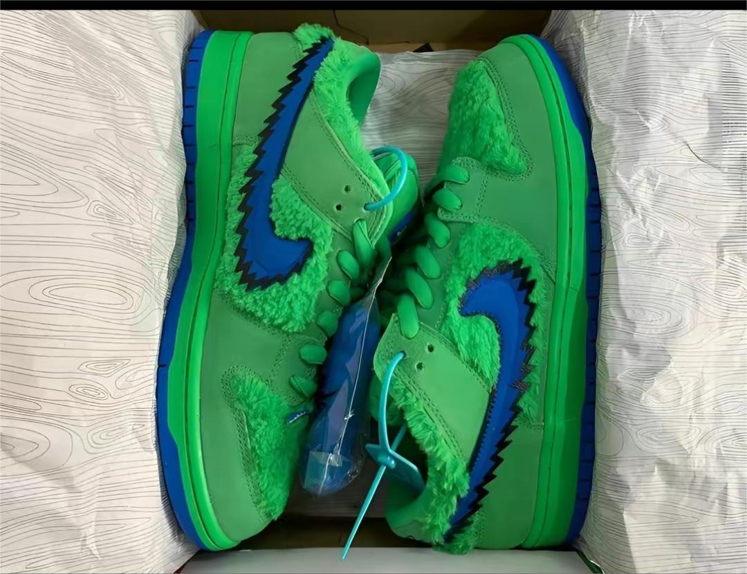 Nike Dunk SB Low Grateful Dead Bears Green CJ5378-300 review Ludmila