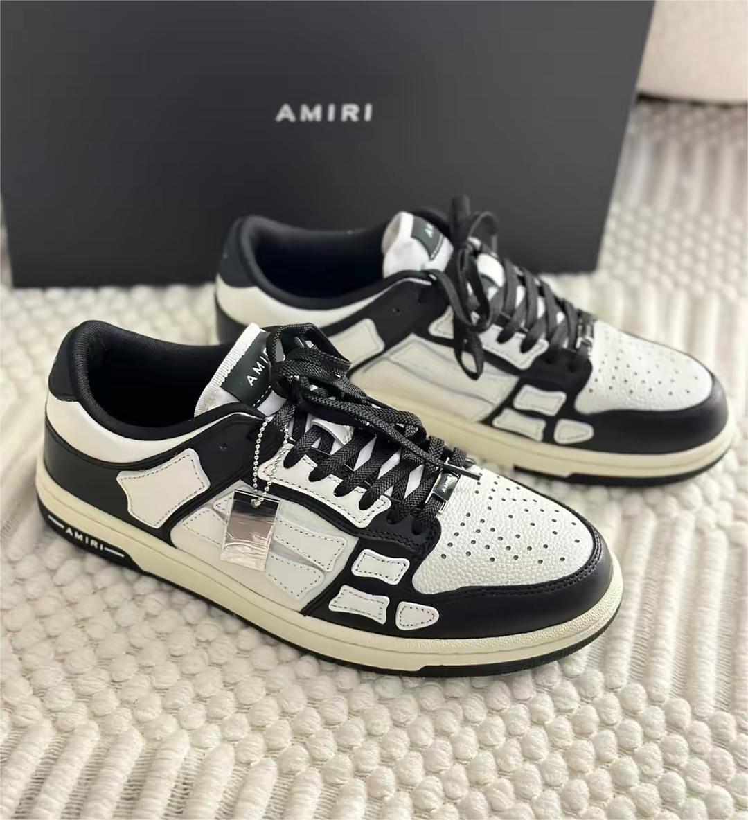 Amiri Skel Top Low Black Bone MFS003-004 review Chris