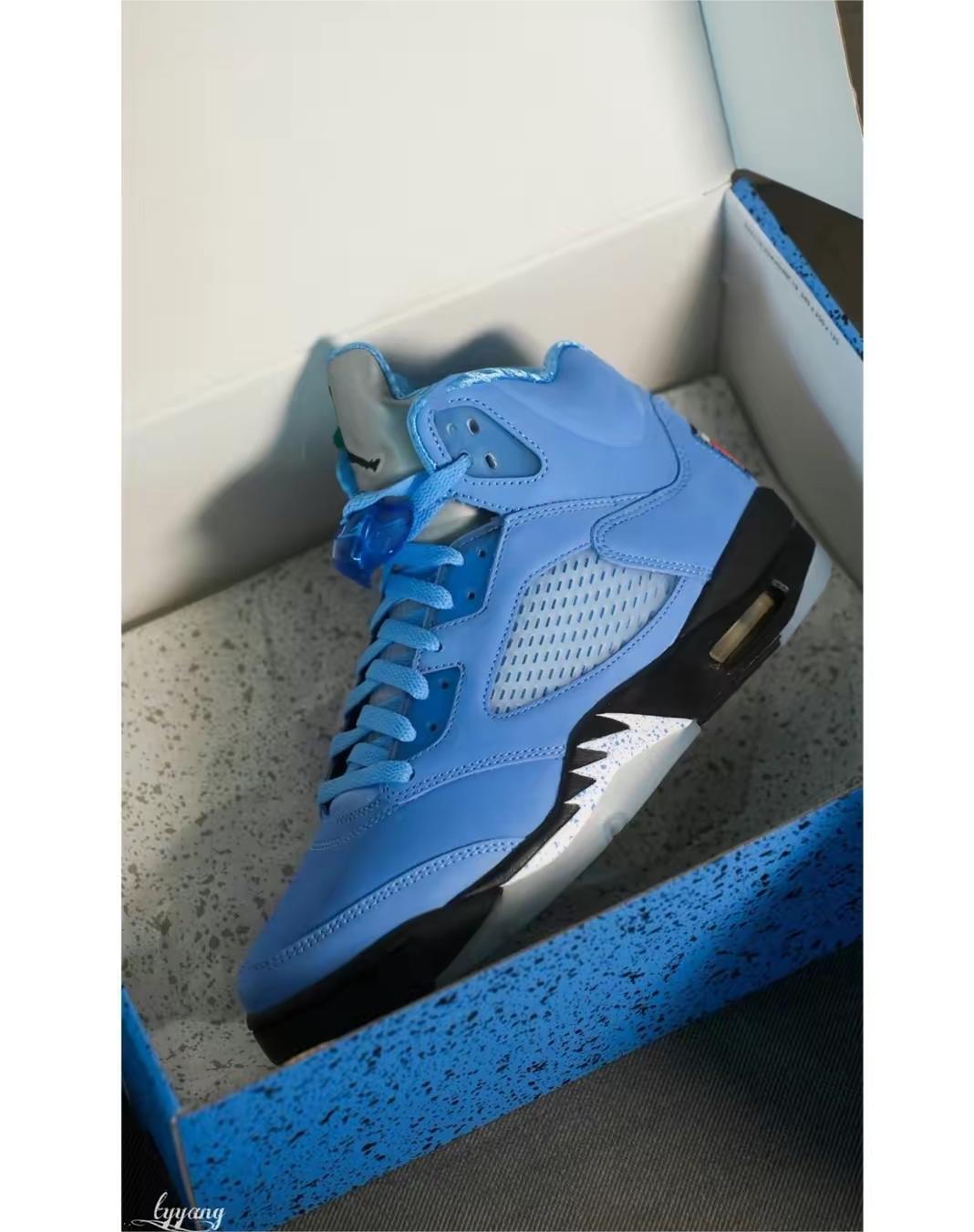 Air Jordan 5 Retro UNC University Blue DV1310-401 review Luna