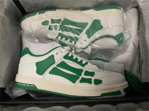 Amiri Skel Top Low White Green MFS003-114 review 