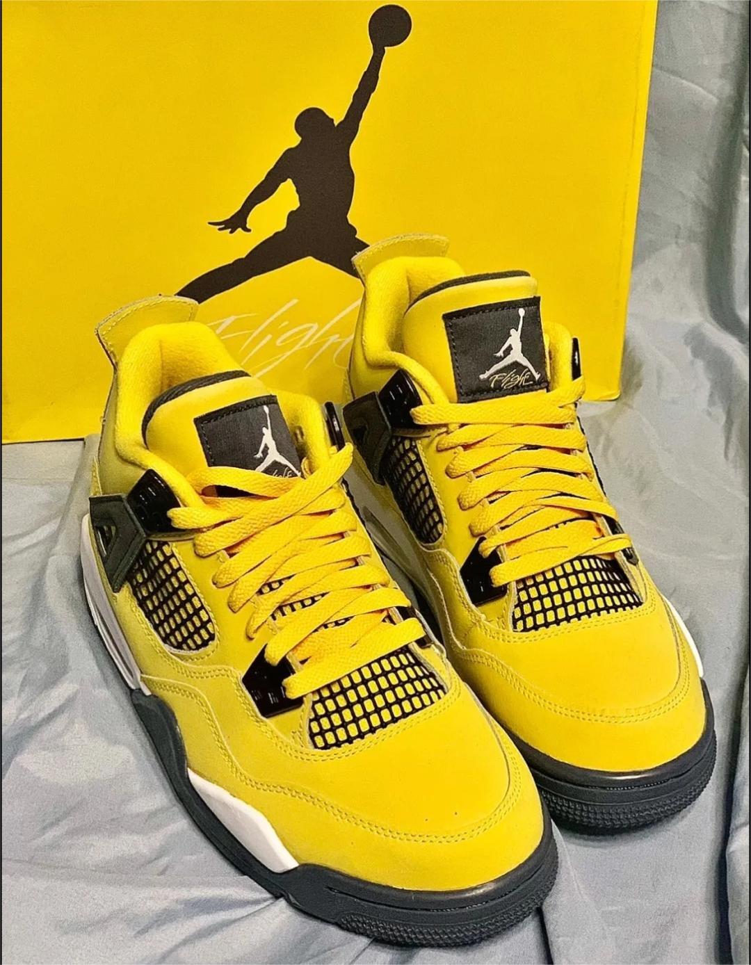 Air Jordan 4 Retro LS Lightning 314254-702 review Nick