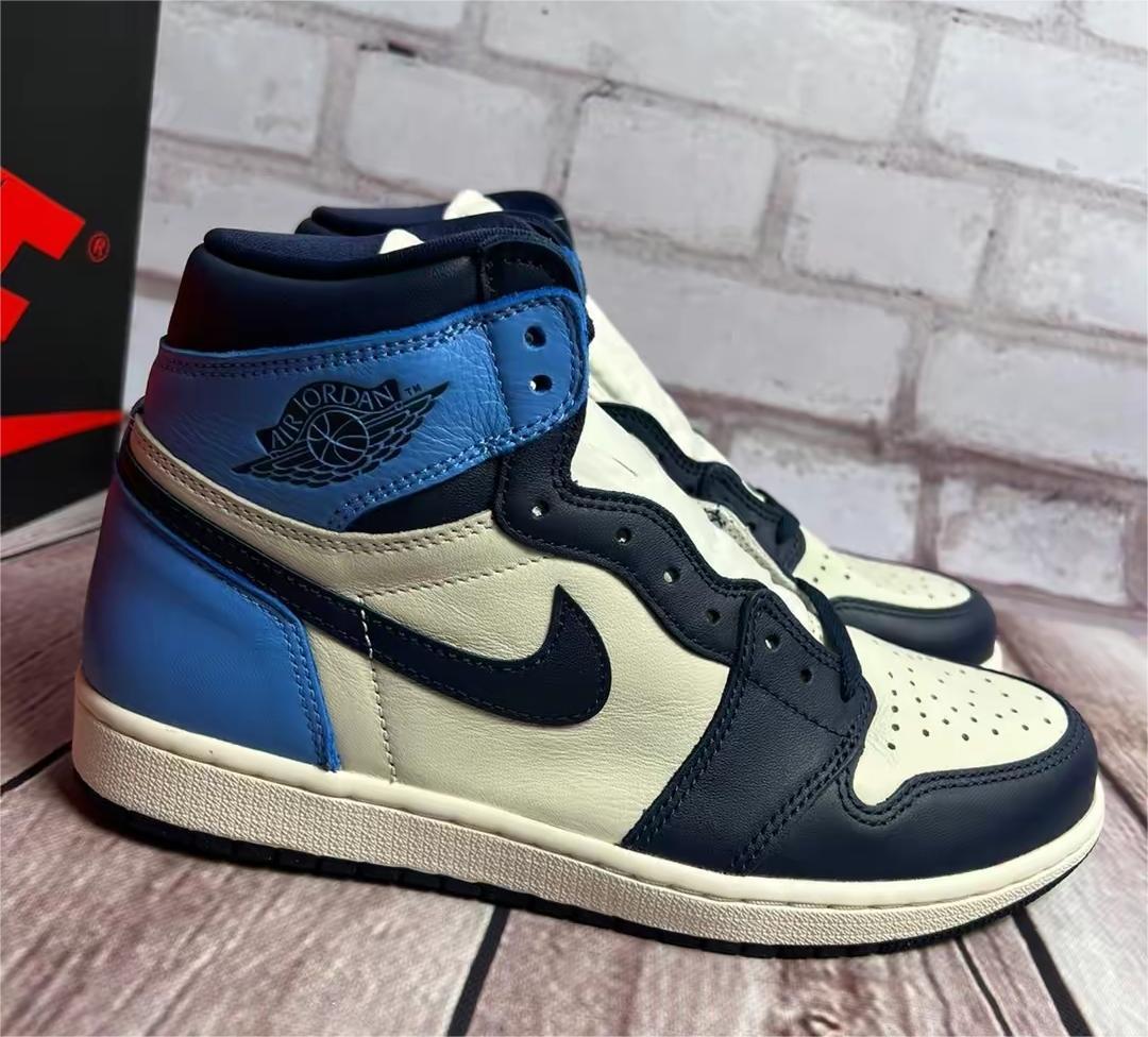 Air Jordan 1 Retro High Obsidian UNC 555088-140 review Jayson