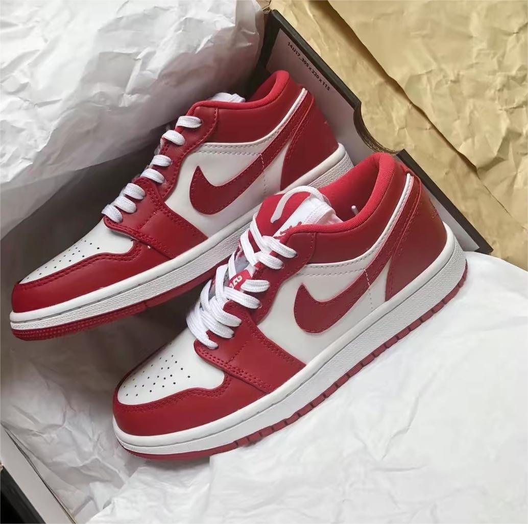 Air Jordan 1 Low Gym Red White 553558-611 review Joey