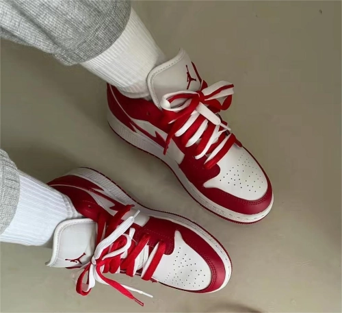 Air Jordan 1 Low Gym Red White 553558-611 review 