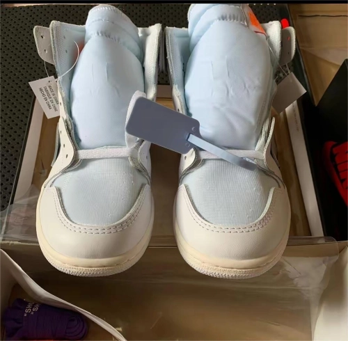 Air Jordan 1 Retro High Off-White White AQ0818-100 review 