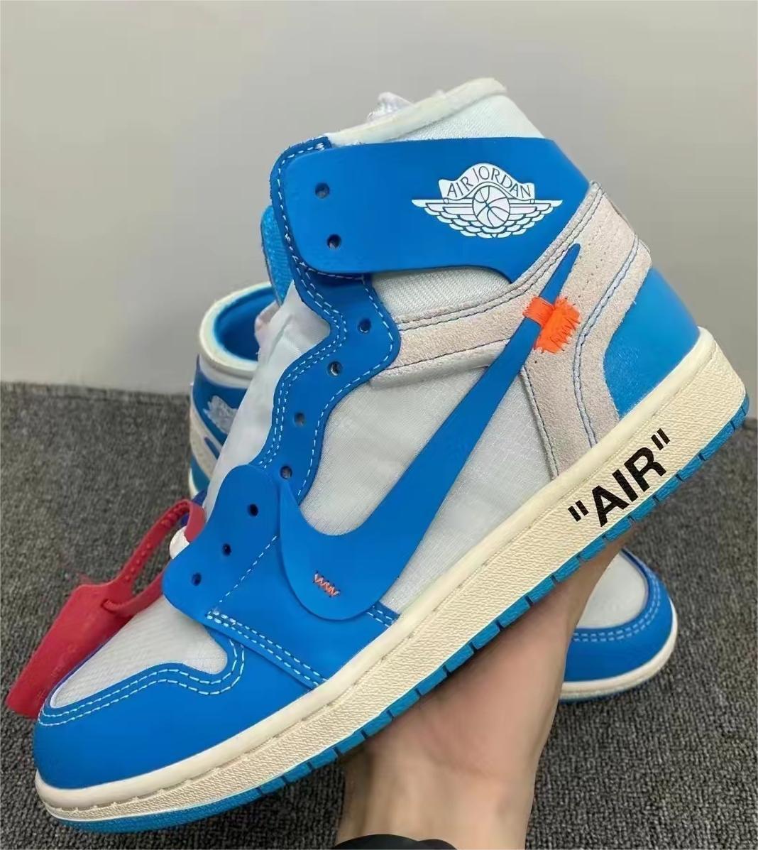 Air Jordan 1 Retro High Off-White University Blue AQ0818-148 review Gonzale