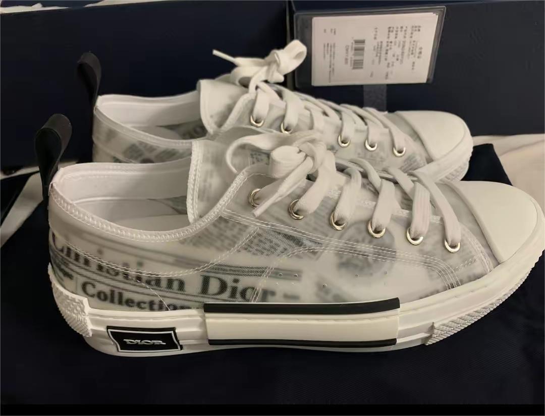 Dior B23 Low Top Daniel Asham Newspaper 3SN249YUO_H069 review Cristerna