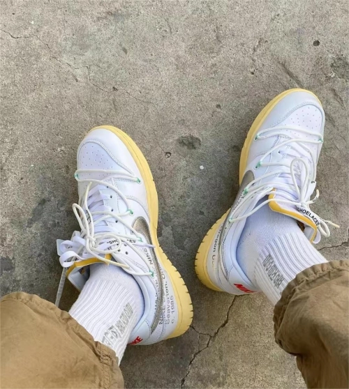 Nike Dunk Low Off-White Lot 1 DM1602-127 review 