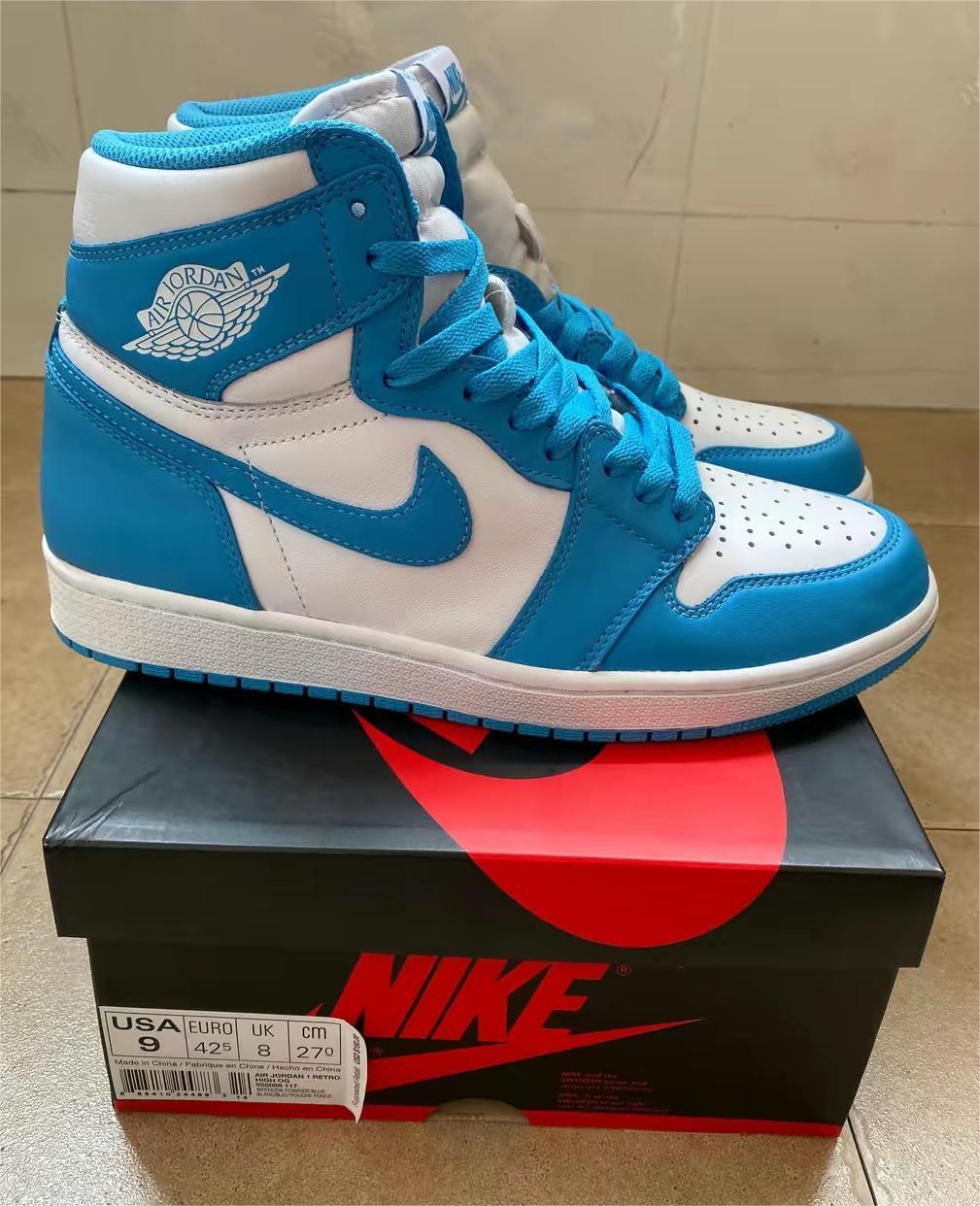 Air Jordan 1 Retro High UNC 555088-117 review Dawson