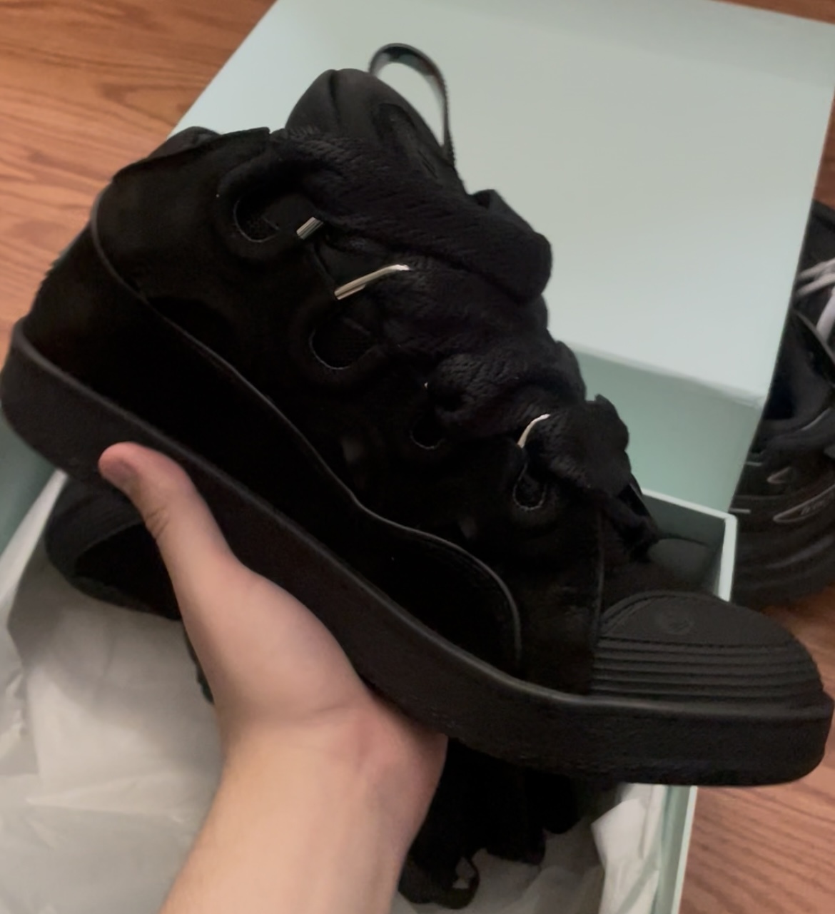 Lanvin Leather Curb Triple Black FU-SKDK12-DRAG-P25101047 review peyon