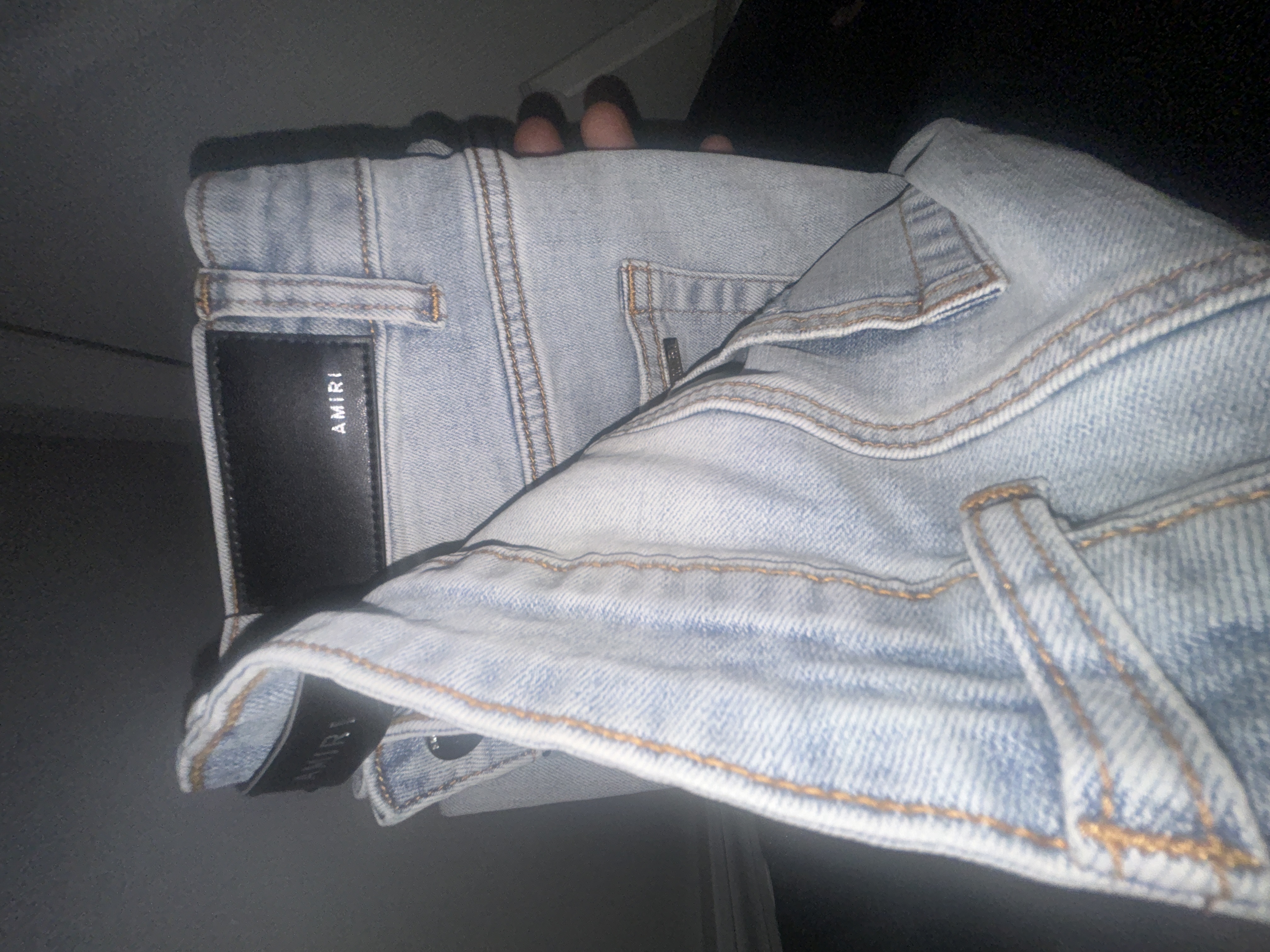 Amiri Jean MX1 Ultrasuede Antique Indigo AMDNSY1055-406 review Ty