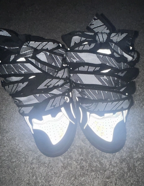 Lanvin Leather Curb Sneaker Black Grey review 