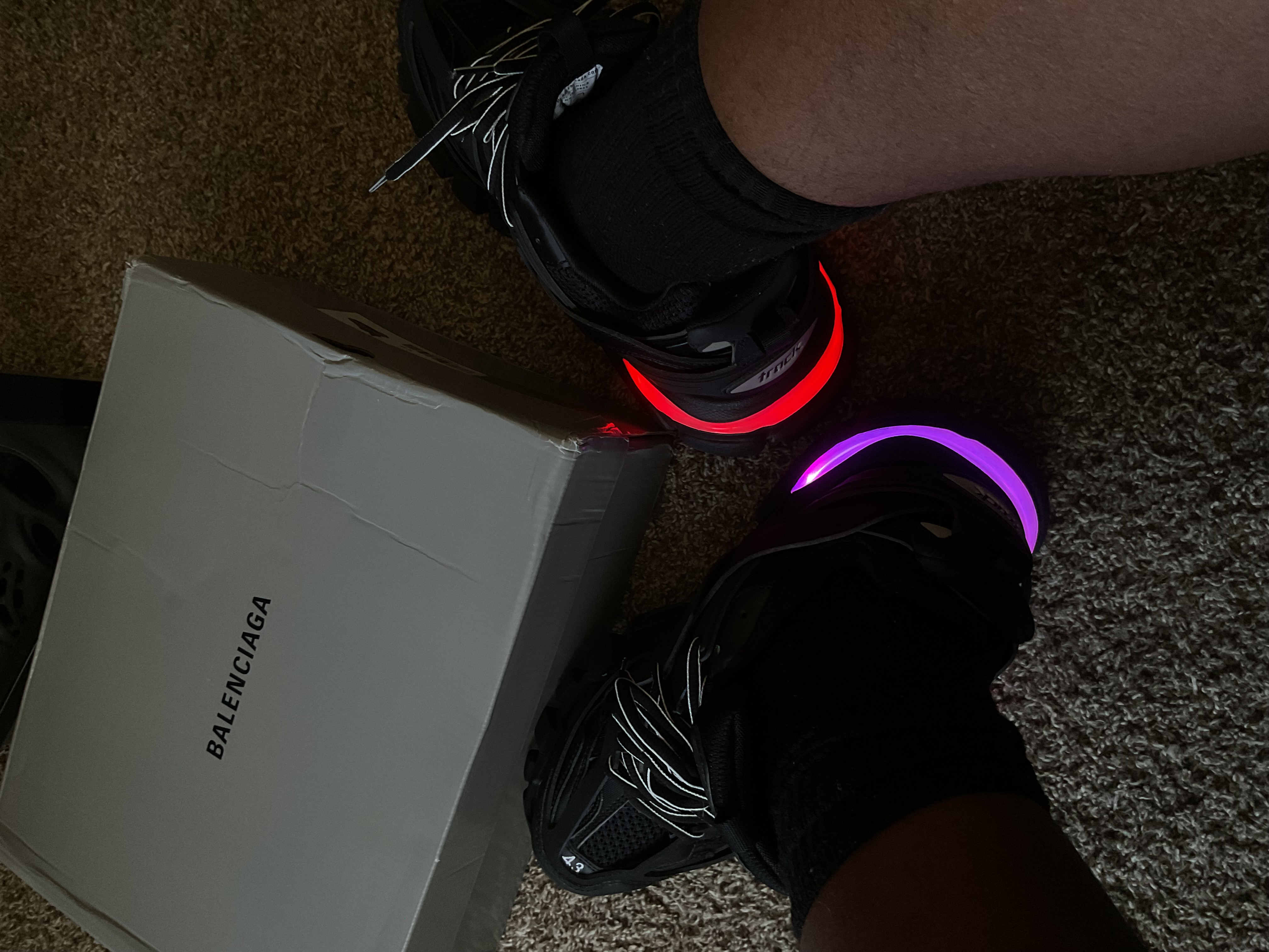 Balenciaga Track LED Black 555032W2GB11000 review PJ