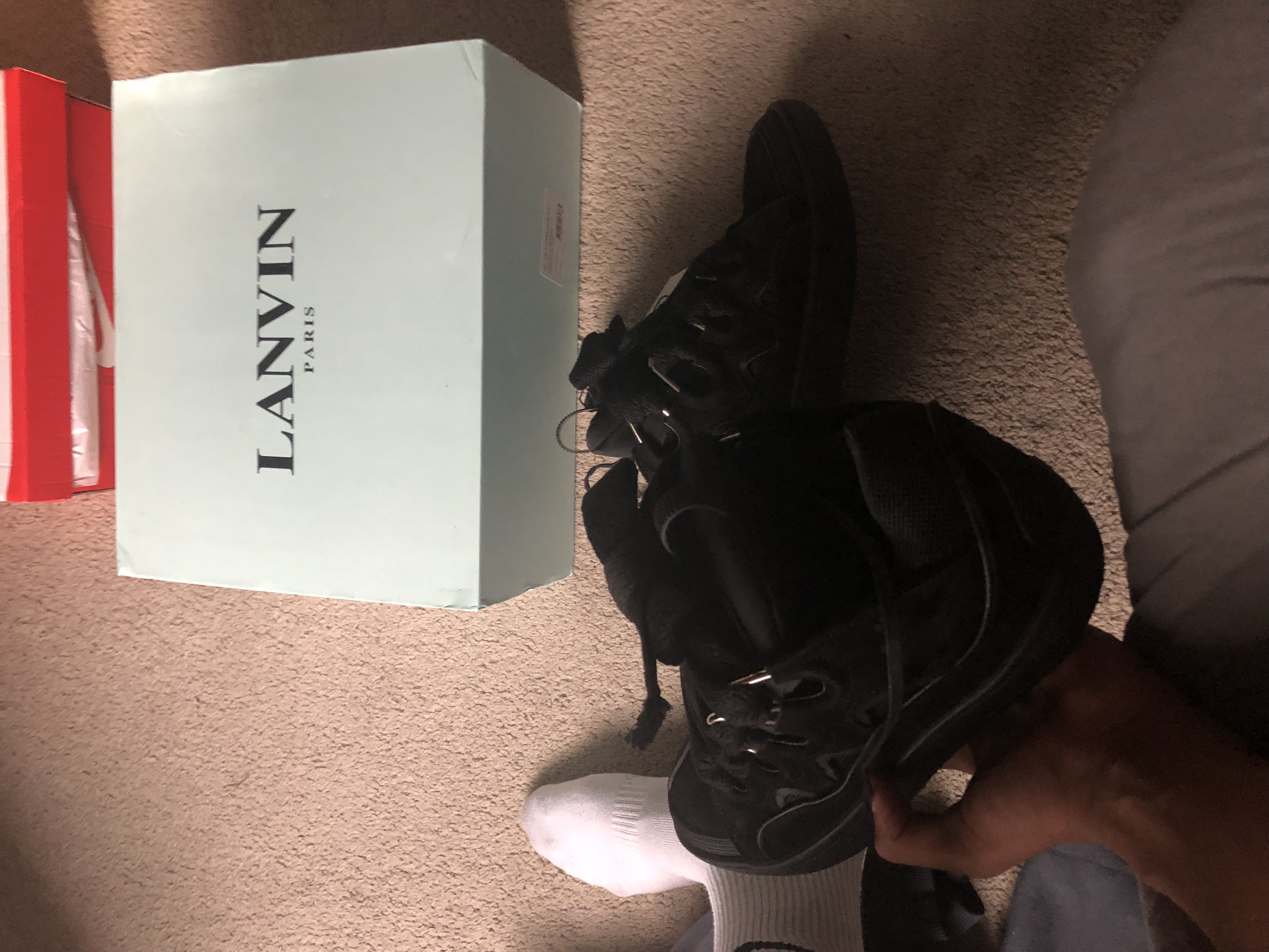 Lanvin Leather Curb Triple Black FU-SKDK12-DRAG-P25101047 review Anonymous