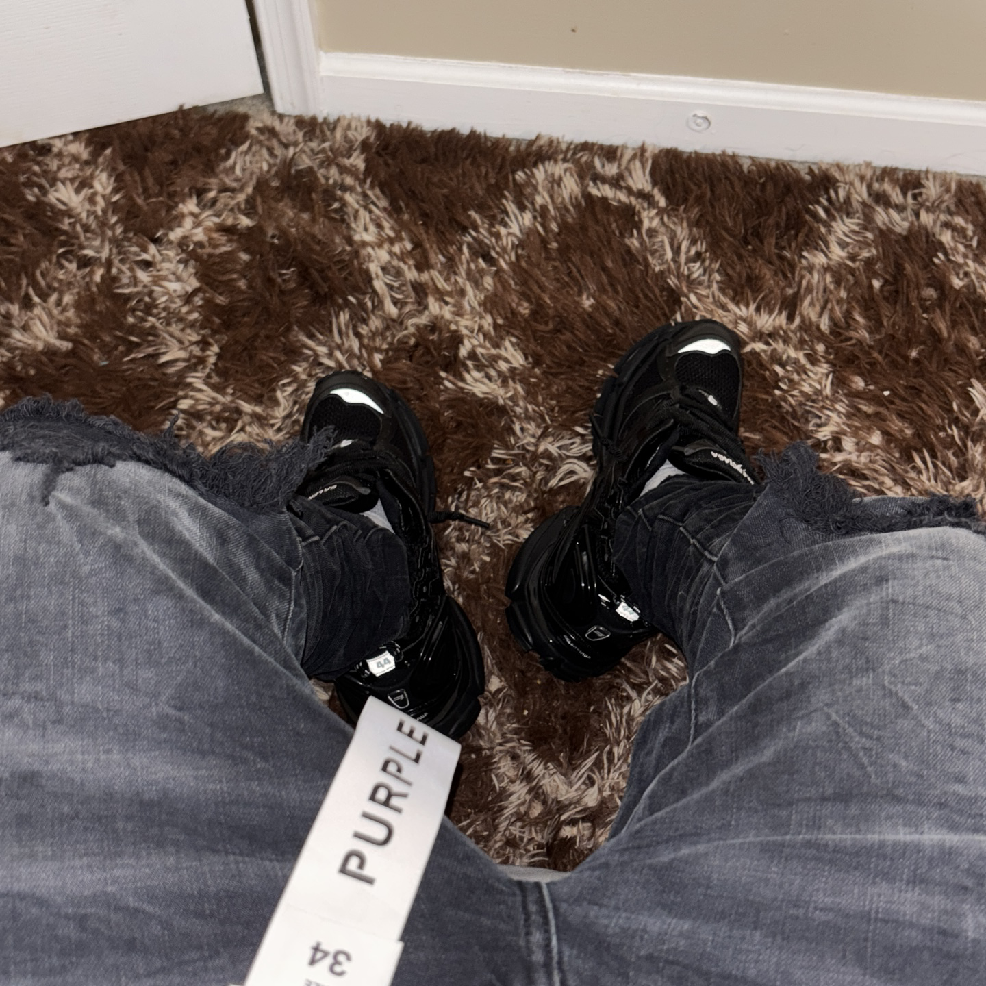 Balenciaga Runner Black 656063W3RA11000 / 677402W3RB11000 review *r*** 02