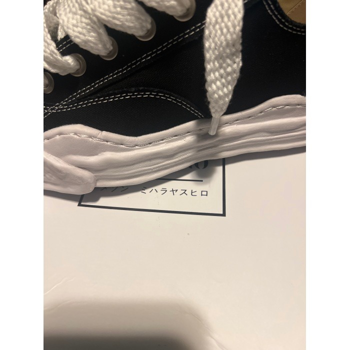Mihara Yasuhiro Hank OG Sole Canvas Low Black And White NO.777 review 1