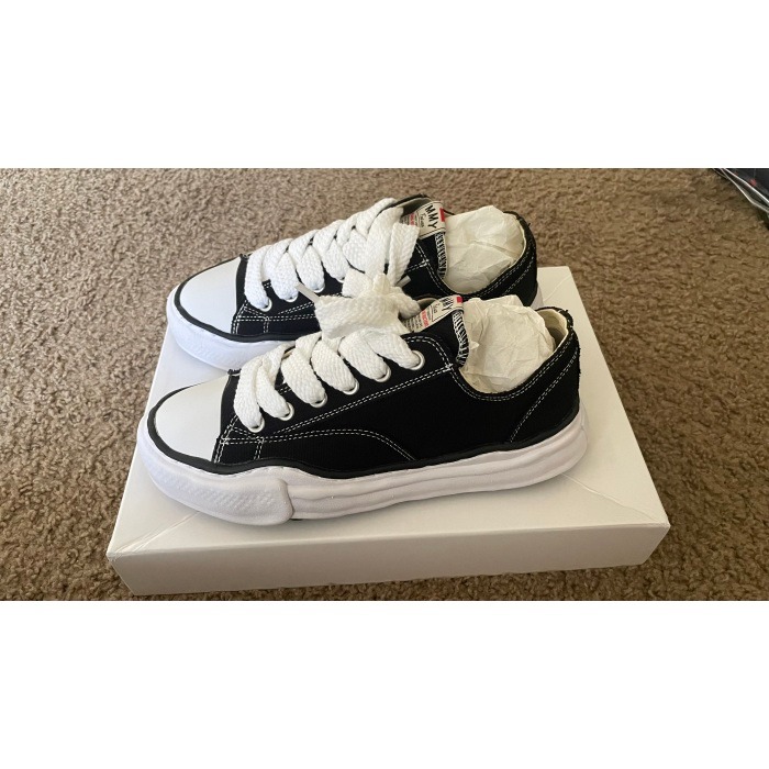 Maison Mihara Yasuhiro Peterson OG Sole Canvas Low Black A05FW702 NO.722 review 1