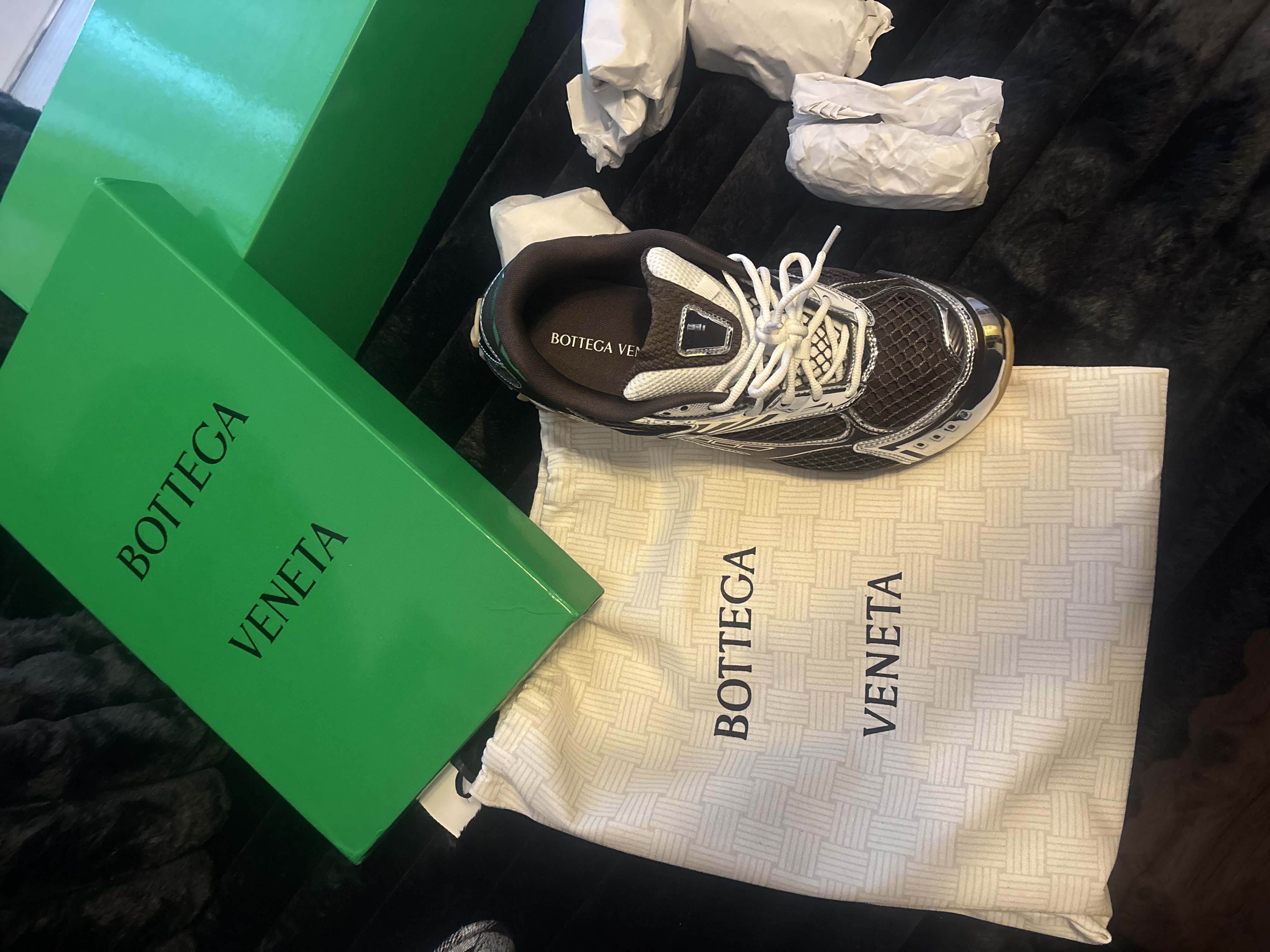 Bottega Veneta Orbit Sneakers Coffee Brown review 0