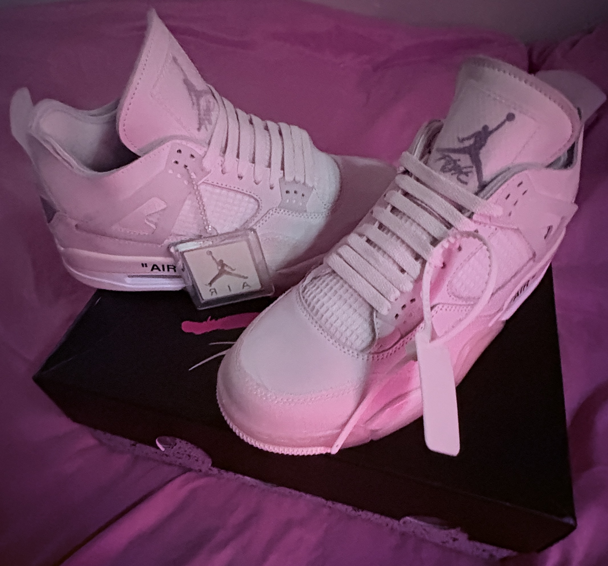Air Jordan 4 Retro Off-White Sail CV9388-100 review 1