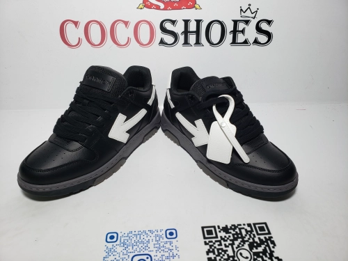 COCOSHOES QC | Off-White Out Of Office Black White OMIA189R21LEA0011001