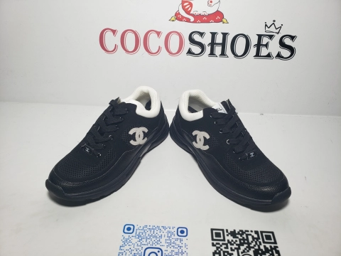 COCOSHOES QC | Chanel Low Top Trainer Black White G38299 Y55720 K3845