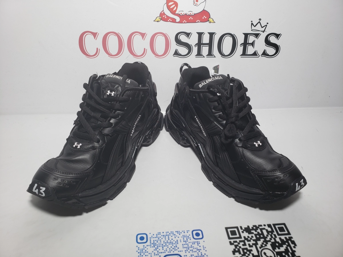 COCOSHOES QC | Balenciaga Runner x Under Armour Sneaker Black 813793WRUCU1000